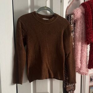 Arizona Jean Company Brown Crew Neck Sweater